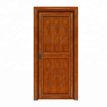 WANJIA Aluminum interior doors casement  doors design with wood color Bedroom Door